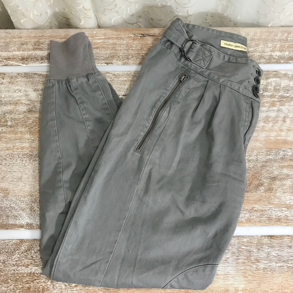 ✨SOLD✨French Connection Denim Gray Trousers